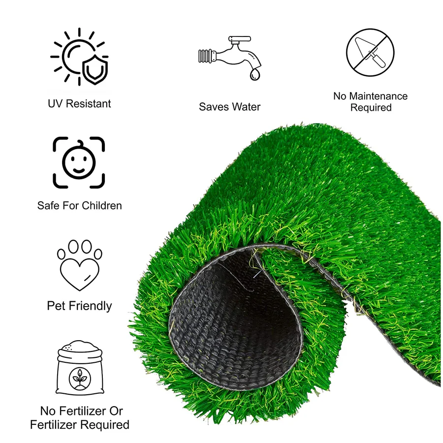 Artificial Grass Turf Roll 25mm (2x5 ft) – Indoor/Outdoor Multipurpose Mat – image 3